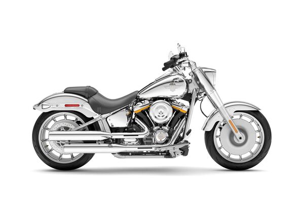 Harley Davidson Fat Boy Gray Ghost