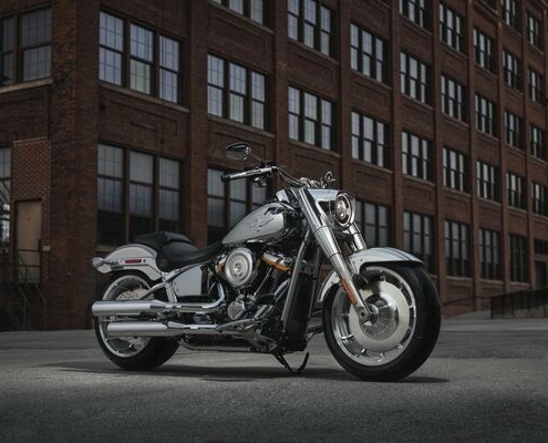 Harley Davidson Fat Boy Gray Ghost