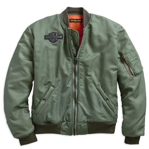 Harley-Davidson® Men's Logo Slim Fit Bomber Jacket | HARLEY-DAVIDSON CÁDIZ