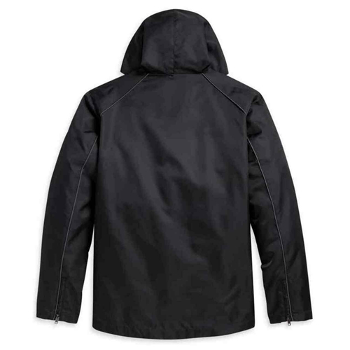 97432-21VM-2 Harley-Davidson® Men's Hooded Stripe Nylon Casual Jacket