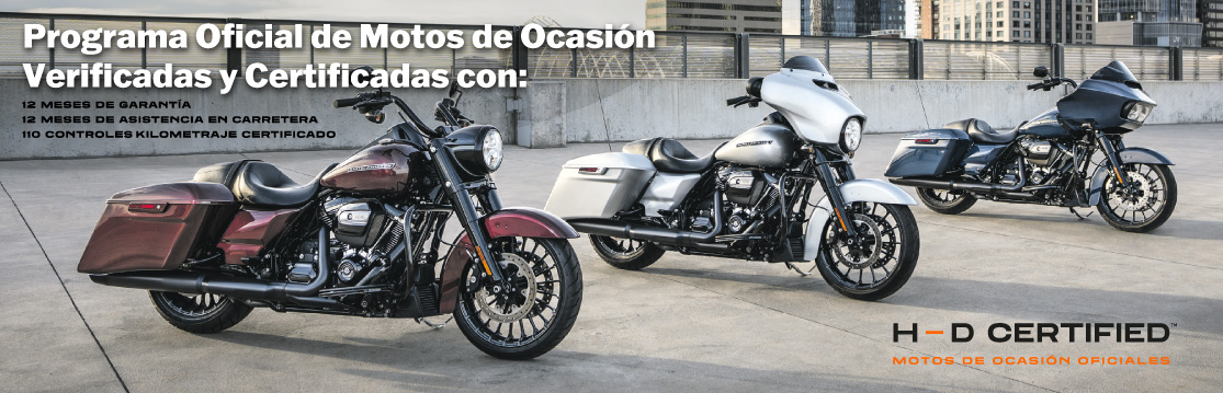 Programa HD Certified para conseguir tu moto de ocasión en Harley-Davidson Cádiz