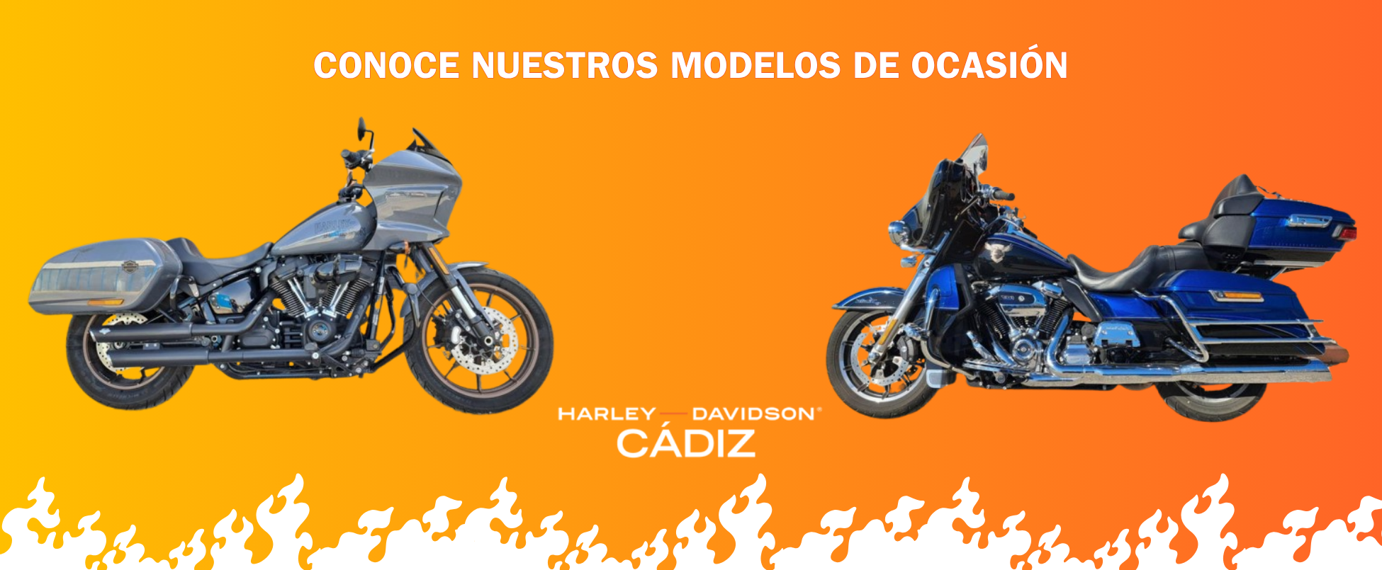 Modelos de ocasión Harley Davidson Cádiz